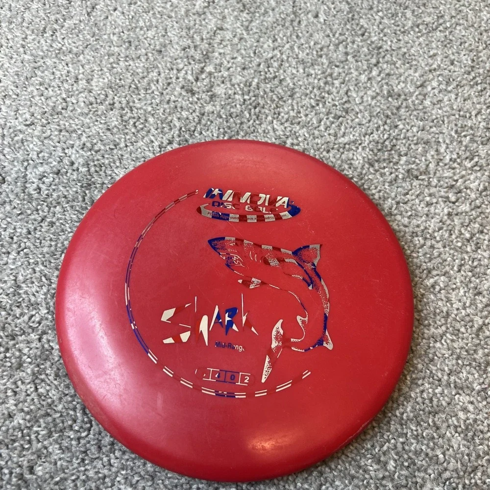 Innova Shark Mid-Range Disc Golf Disc Red PDGA Approved 1402 Stable Thrower Used